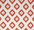 China Seas Fabric: Bali Diamond - Multi Coral on Tinted Belgian Linen / Cotton