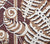Alan Campbell Fabric: Ferns -Cinnabar / Brown / Tan on Tinted Belgian Linen / Cotton