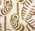 Alan Campbell Fabric: Ferns - Custom Camels on Tinted Linen / Cotton