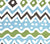 Alan Campbell Fabric: Cap Ferrat - Custom Turquoise / Green / Brown on White Belgian Linen/Cotton