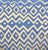 Alan Campbell Fabric: Deauville - Custom French Blue on White Belgian Linen / Cotton