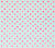 Alan Campbell Fabric: Kells II - Custom Magenta / Sky Blue on White Belgian Linen / Cotton