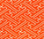 Alan Campbell Fabric: Saya Gata - Orange on Light Tinted Belgian Linen / Cotton