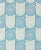 Alan Campbell Fabric: Wavelength - Custom Aqua / Teal on White Linen / Cotton