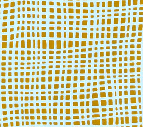 Alan Campbell Fabric: Criss Cross - Custom Yellow on White Suncloth (OUTDOOR)