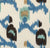 Alan Campbell Fabric: Queluz - Blue /Taupe/Brown/Turquois on 100 % Tinted Linen