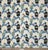 Alan Campbell Fabric: Queluz - Blue /Taupe/Brown/Turquois on Tinted 100% Linen