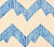 Alan Campbell Fabric: Mojave Zig Zag - Custom Celeste on Tinted Belgian Linen / Cotton