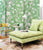 China Seas Fabric: Arbre de Matisse - Custom Inca Gold on Tinted 100% Linen