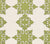 Home Couture Fabric: Argentine - Custom Moss / Olive Green on Ecru 100% Linen