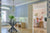 China Seas Wallpaper: Bali Hai - Custom Multi Blues on Almost White Paper (FIVE YARD MINIMUM)