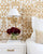 China Seas Wallpaper: Bali Isle - Custom Dark Camel on Almost White Paper (FIVE YARD MINIMUM)