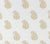China Seas Fabric: Bangalore Paisley - Custom Taupe on White Linen