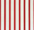 China Seas Fabric: Chapelle Stripe - Custom Red on White Belgian Linen / Cotton