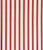 China Seas Fabric: Chapelle Stripe - Custom Red on White Belgian Linen / Cotton