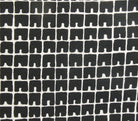 China Seas Fabric Fez II Custom Black geometric print on Trevira Flame Resistant Commercial Quality