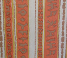 China Seas Fabric Abaco Stripe Terracotta Orange Beige on Vellum Suncloth Sunbrella Indoor Outdoor Quality