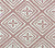 China Seas Fabric: Fiorentina - Custom Coral on Tinted Belgian Linen / Cotton