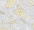 China Seas Fabric: Flores II Multicolor - Custom Grey / Cream on White 100% Linen