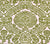 Home Couture Fabric: Principessa - Custom Apple Green on Tan 100% Linen