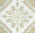 Home Couture Fabric: Persepolis - Custom Blue / Tobac / Taupe on Cream 100% Linen
