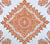 Home Couture Fabric: Persepolis - Custom Melon / Camel on White Suncloth (OUTDOOR)
