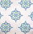 Home Couture Fabric: Medara - Custom Green / Navy on Cream 100% Linen