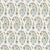 Home Couture Fabric: Kashmir Paisley Petite - Custom Celadon on Cream 100% Linen