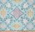 Home Couture Fabric: Isfahan - Custom Multi Purple on Turquoise on 100% Linen