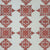 Home Couture Fabric: Argentine - Custom Dark Coral / Brown on Cream