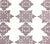 Home Couture Fabric: Argentine - Custom Cinnamon Slate / Chocolate on White 100% Belgian Linen