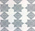 Home Couture Fabric: Argentine - Custom Silver / Charcoal on White 100% Belgian Linen