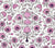 Home Couture Fabric: Kalamkari Floral - Custom Purple / Lavender on Ivory 100% Linen