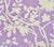 Quadrille Fabric: Happy Garden Background - Custom Lavender on Tinted Belgian Linen / Cotton