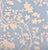 Quadrille Wallpaper: Happy Garden Background - Custom Windsor Blue on Almost White Paper (5 YARD MINIMUM