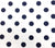 China Seas Fabric Charade Custom White with Navy Polka Dots on Belgian Linen Cotton