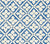 Quadrille Fabric: Puccini - Custom French Blue on Tinted Belgian Linen / Cotton