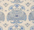 Home Couture Fabric: Clementine Embroidery - Custom Custom Windsor / Royal / Light Navy on Cream Suncloth