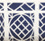 China Seas Fabric: Trellis Background - Custom Navy on Tinted Curtain-Weight Linen