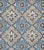 China Seas Fabric: New Batik - Custom Zibby Blue / Brown on Cream Suncloth