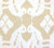 China Seas Fabric: Island Ikat - Custom Beige on White Belgian Linen / Cotton