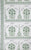 Home Couture Fabric: Kalamkari Border - Custom Sage / Feather Green on Tinted 100% Linen