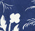 China Seas Fabric: Lyford Background - Custom New Navy on White 100% Linen