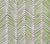 Alan Campbell Wallpaper: Petite Zig Zag - Custom Green on White (FIVE YARD MINIMUM)