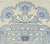Home Couture Fabric: Clementine Embroidery - Custom Windsor / Windsor / Royal on Cream Suncloth