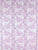 Quadrille Fabric: Toile des Roses - Custom Lavenders on Pale Lavender 100% Linen
