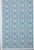 Quadrille Fabric: Palampore Stripe - Custom Blues on Very Light Tint Belgian Linen / Cotton