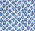 China Seas Fabric: Zizi Leopard - Custom Sky Blues on White 100% Linen