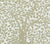 China Seas Fabric: Arbre de Matisse - Custom Gold Metallic on Tinted 100% Linen