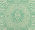 Quadrille Fabric: Veneto - Custom Turquoise on Tinted Belgian Linen / Cotton